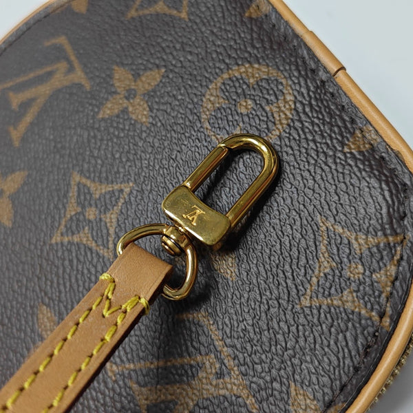 BOITE CHAPEAU Mini Monogram Coated Canvas Brown