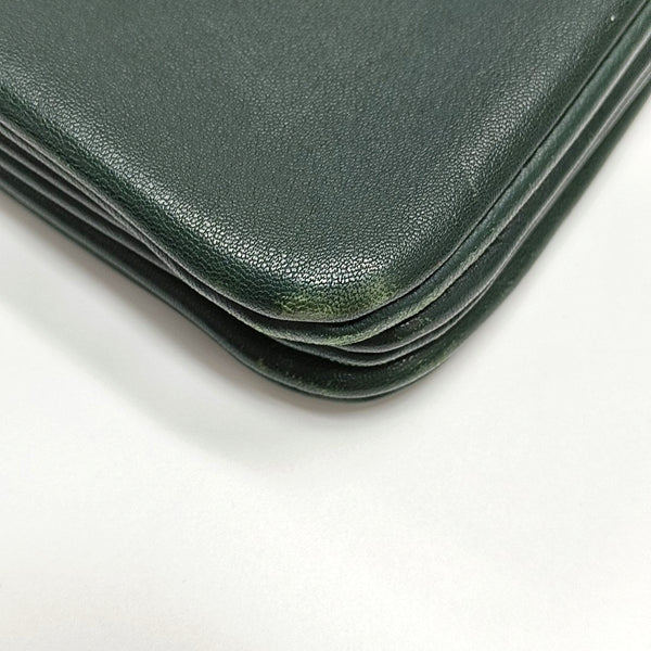 Authenticated pre-owned TRIO Small Lambskin Green - Shoulder Bag at Looply