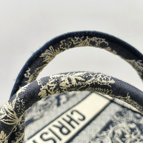 Book Tote Medium Canvas Blue