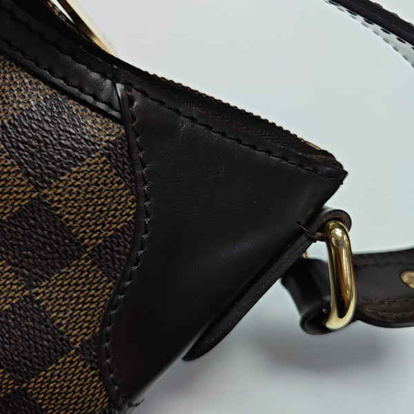 VINTAGE THAMES Damier Ebene Coated Canvas Brown