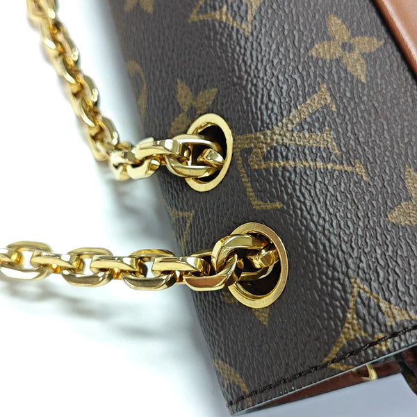 MARCEAU Monogram Coated Canvas Brown
