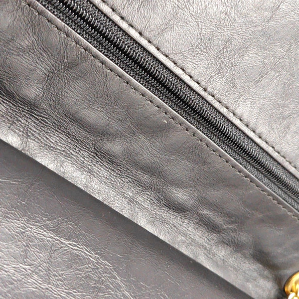 2.55 227 (jumbo) Quilted Calfskin Black
