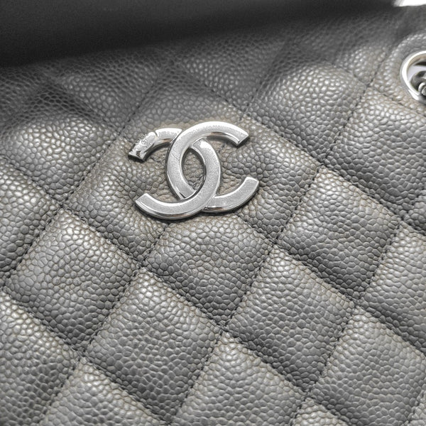Quilted Grained Calfskin Black