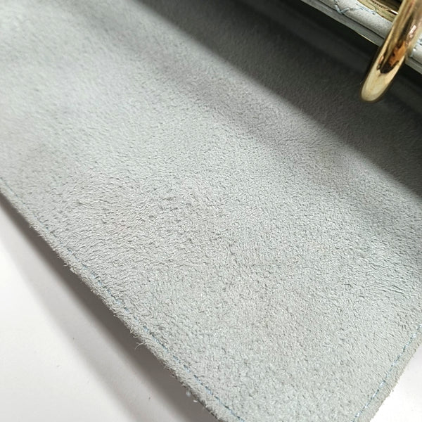 Lady D-Joy Small Cannage Lambskin Blue