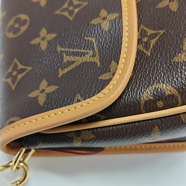 DIANE Monogram Coated Canvas Brown