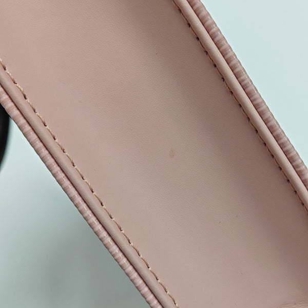 SAC PLAT Mini Epi Pink