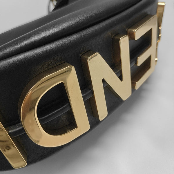 Calfskin Top Handle Bag Black