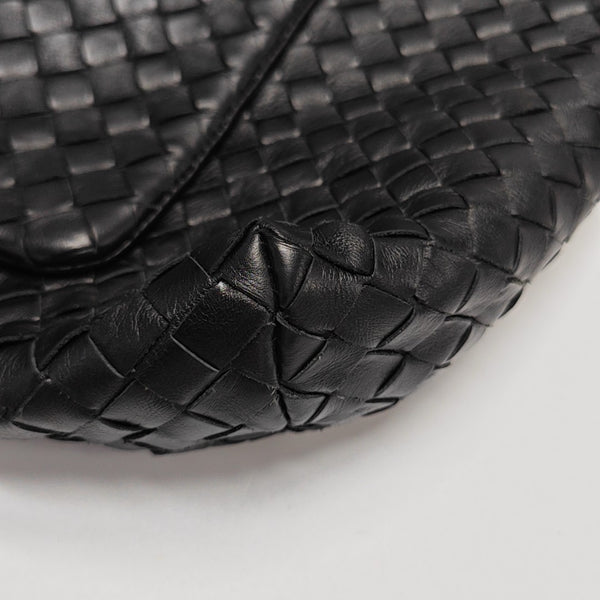 Calfskin Shoulder Bag Black