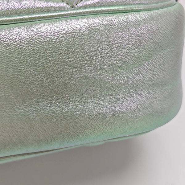 GG Marmont Small Quilted Lambskin Metallic