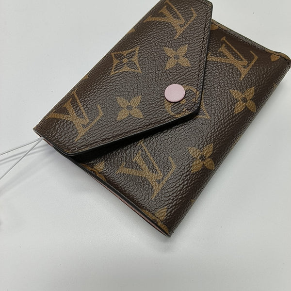VICTORINE Monogram Coated Canvas Brown Wallet