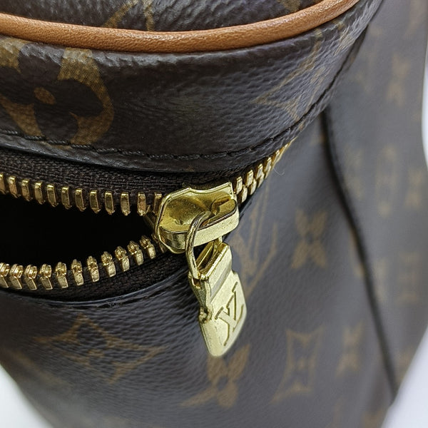 NICE Monogram Coated Canvas Brown