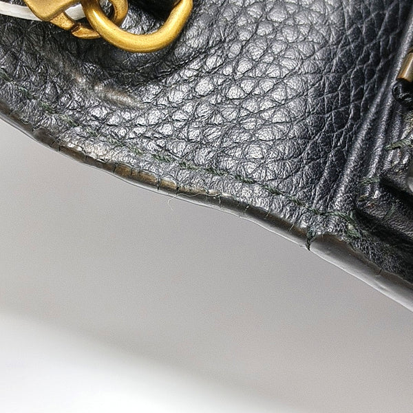 Authenticated pre-owned GG Marmont Mini Calfskin Black - Shoulder Bag at Looply