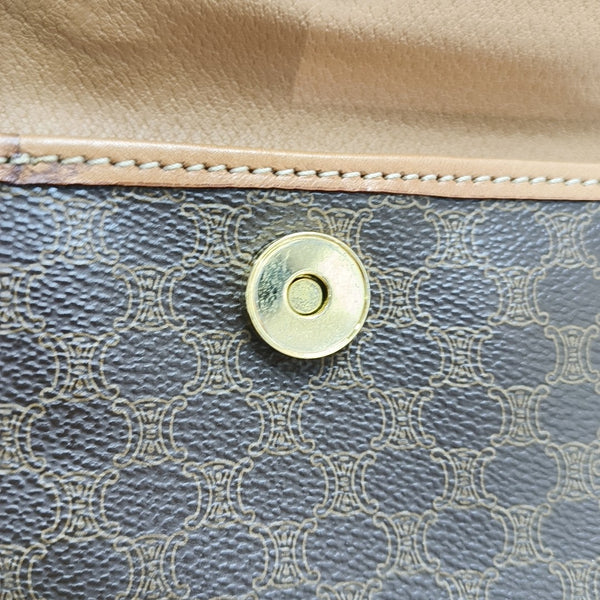 MACADAM Coated Canvas Brown Wallet