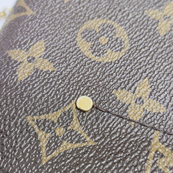 FAVORITE PM Monogram Coated Canvas Brown