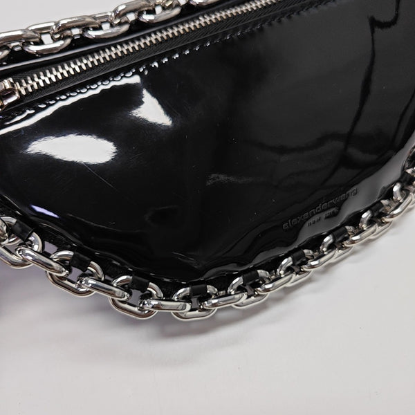 Fabric Shoulder Bag Black