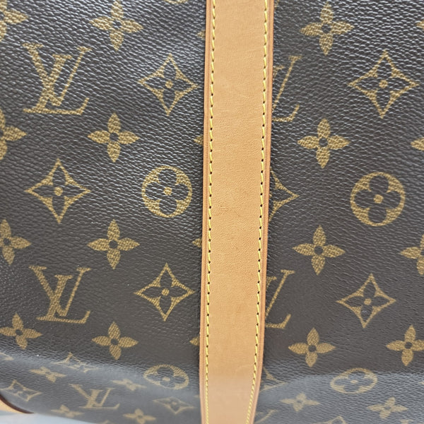 SAC SOUPLE 55 Monogram Coated Canvas Brown