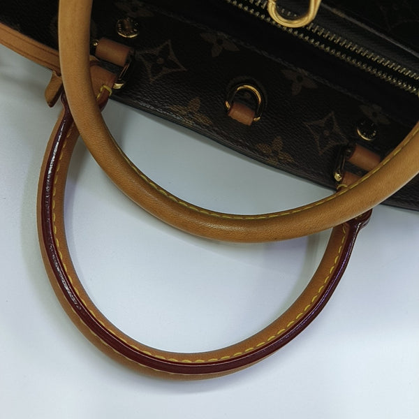 MONTAIGNE Monogram Coated Canvas Brown