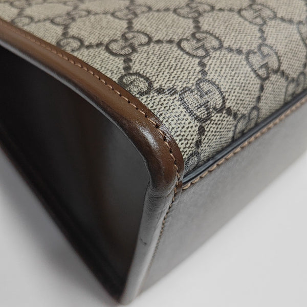 Retro Small Monogram Coated Canvas Brown