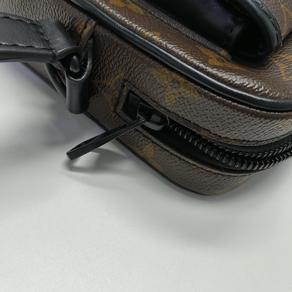 CHRISTOPHER Monogram Coated Canvas Brown