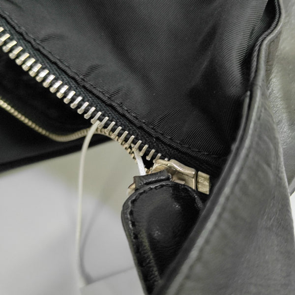 Nylon Shoulder Bag Black