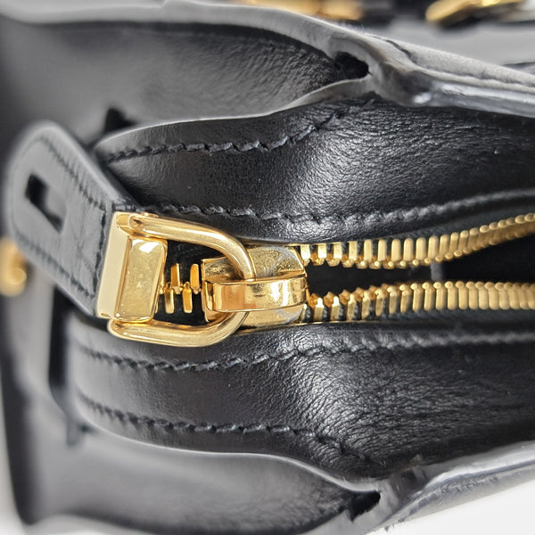Esplanade Saffiano Calfskin Black