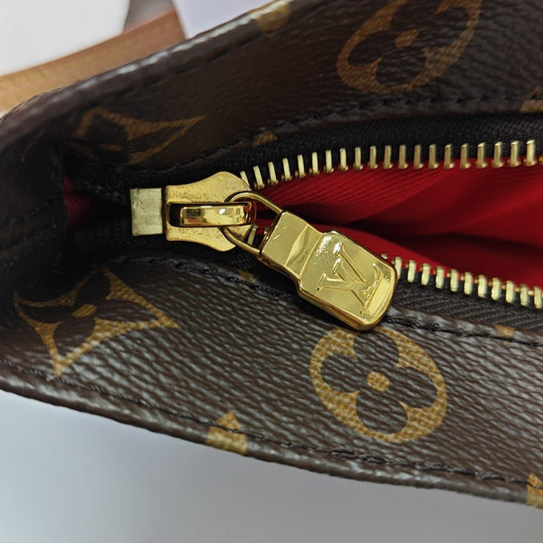 CARRY IT Monogram Coated Canvas Brown