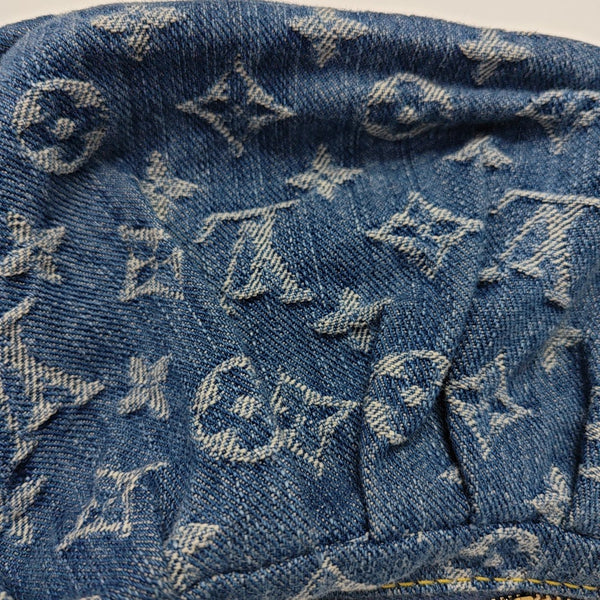 Pochette Valley Monogram Denim Blue
