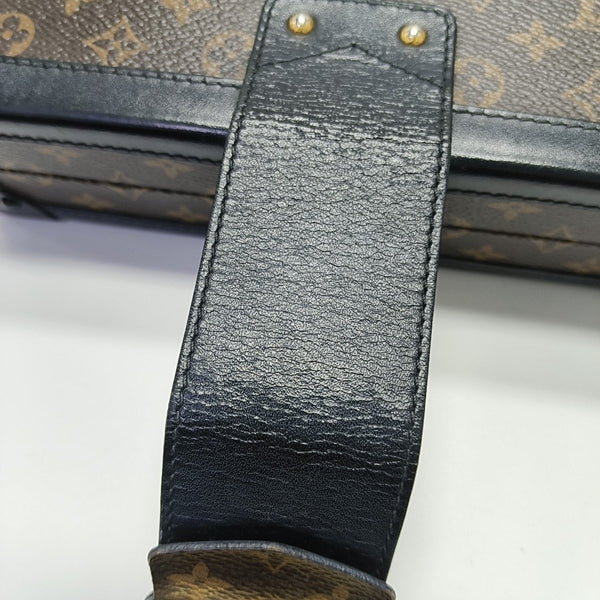 PETITE MALLE Monogram Coated Canvas Brown