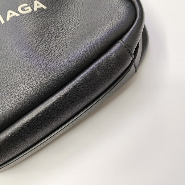 Calfskin Shoulder Bag Black