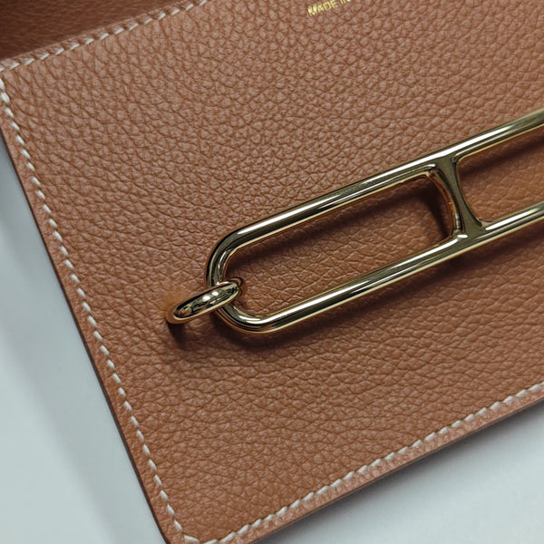 Monedero Roulis Slim Evercolor marrón