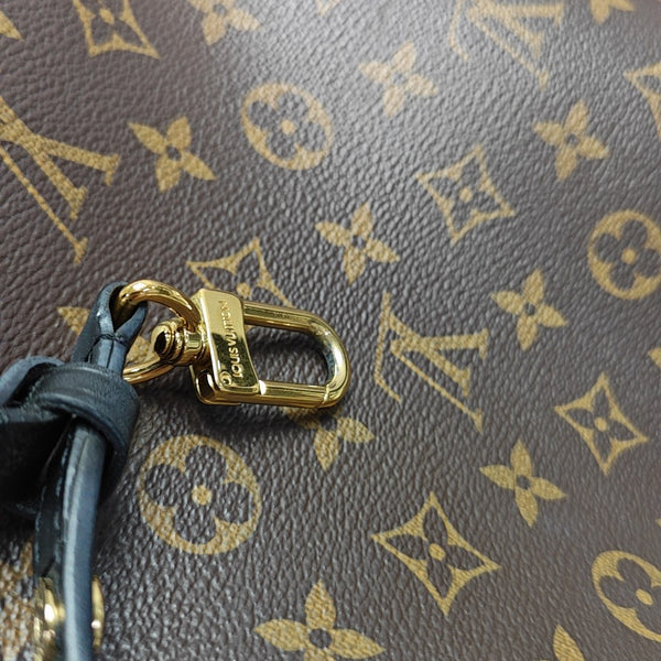 NÉONOÉ MM Monogram Coated Canvas Brown