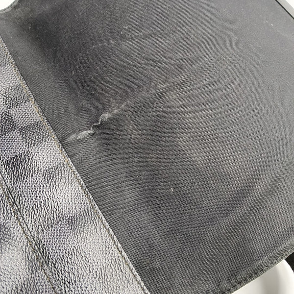 DISTRICT MM Damier Graphite Coated Canvas Gray