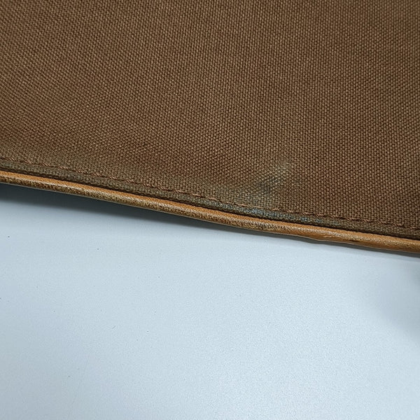 VALMY Monogram Coated Canvas Brown