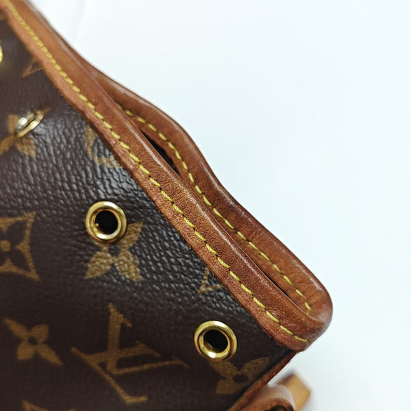 NÉONOÉ Nano Monogram Coated Canvas Brown