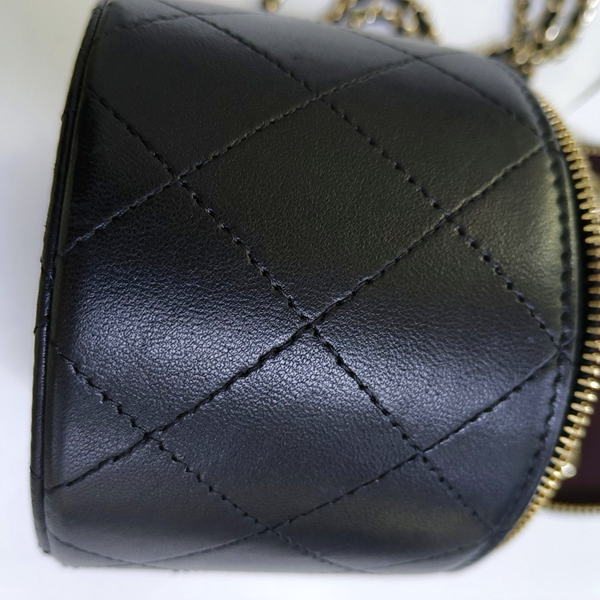 Quilted Lambskin Black
