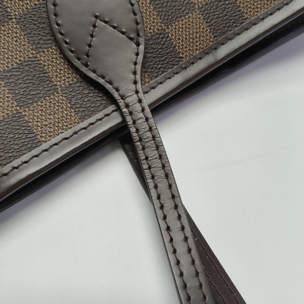 NEVERFULL MM Damier Ebene Coated Canvas Brown