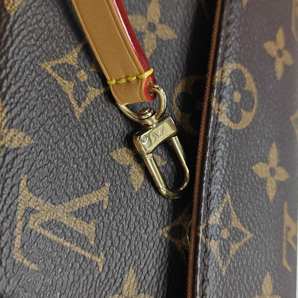 IVY Monogram Coated Canvas Brown