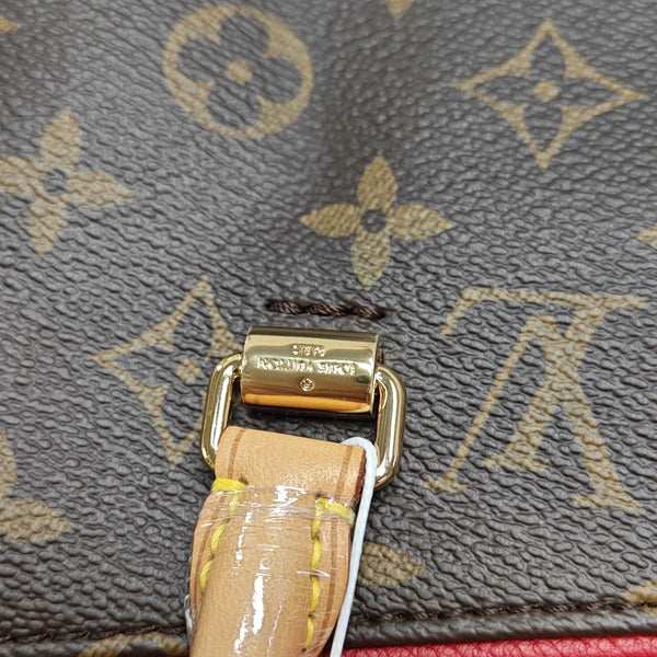 PALLAS MM Monogram Coated Canvas Brown