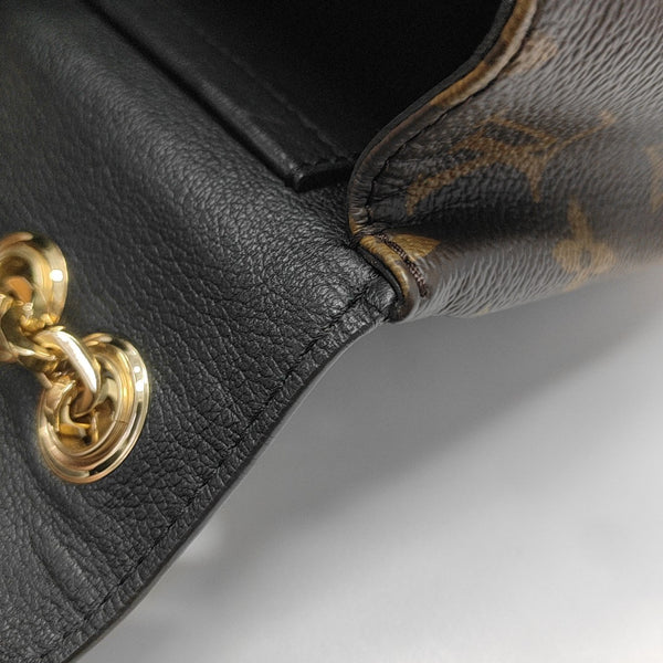 MARCEAU Monogram Coated Canvas Brown