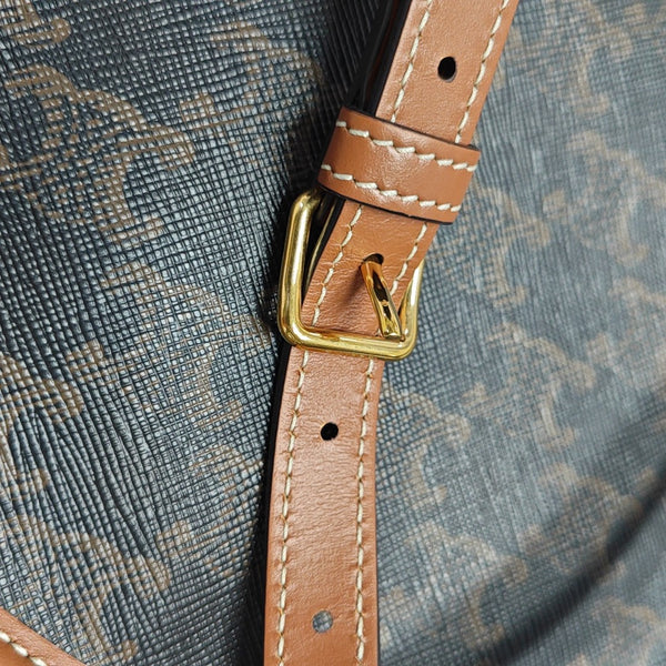 BESACE Mini Coated Canvas Brown