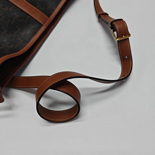 TRIOMPHE CANVAS Medium Coated Canvas Brown