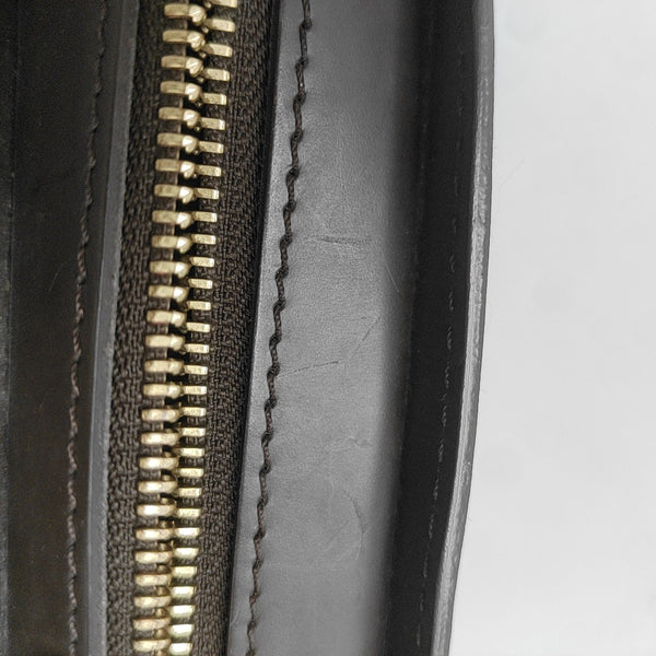 SAINT LOUIS Damier Ebene Coated Canvas Brown