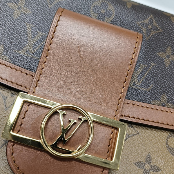 DAUPHINE MM Monogram Coated Canvas Brown