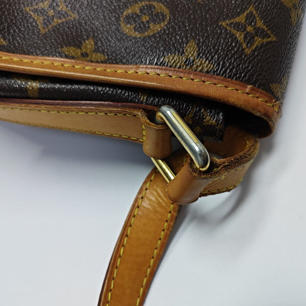 MENILMONTANT MM Monogram Coated Canvas Brown