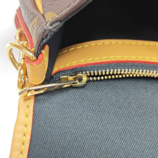 DIANE Monogram Coated Canvas Brown