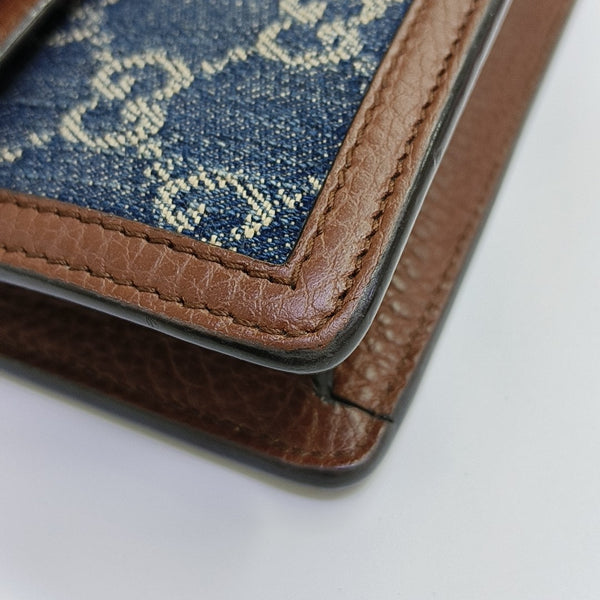 Dionysus Super Mini Monogram Denim Blue