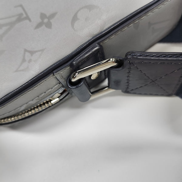ALPHA Monogram Coated Canvas Silver