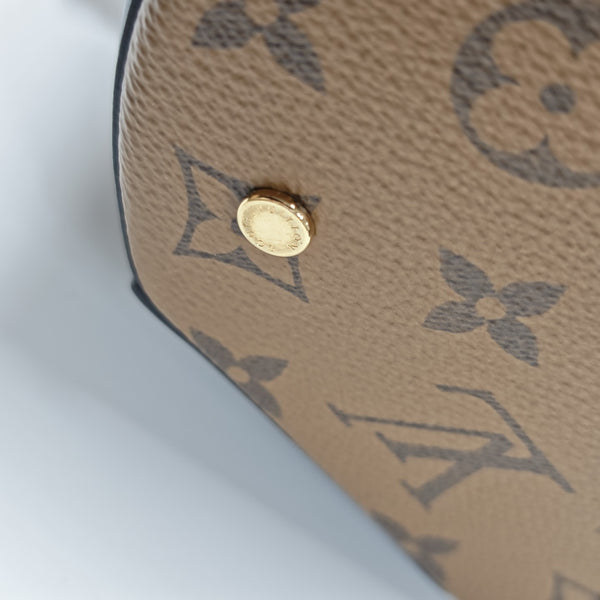 CANNES PM Monogram Coated Canvas Brown