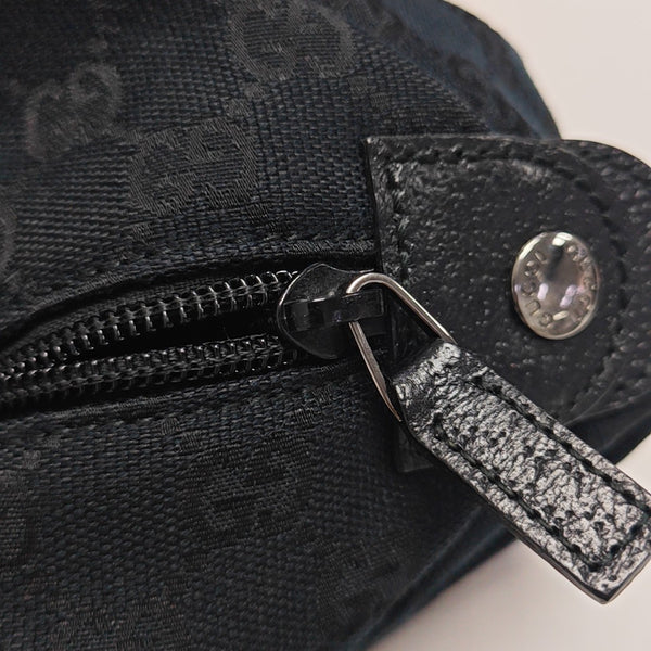 Monogram Canvas Top Handle Bag Black