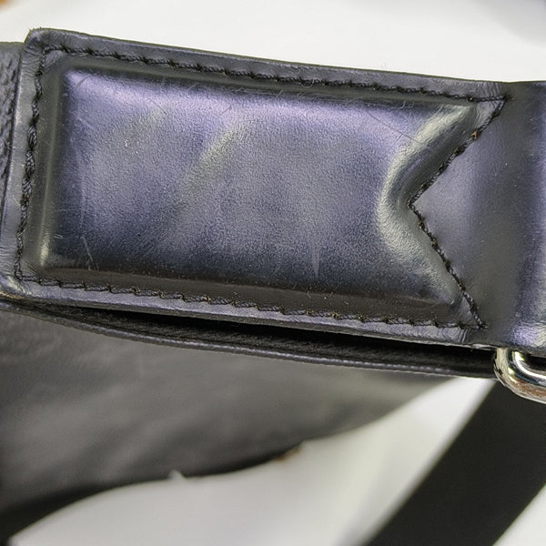 DISTRICT PM Monogram Coated Canvas Black